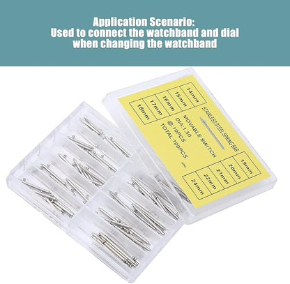 Quick Release Spring Bars Pins, Strap Link Pins Watch Repair Accessories Quick Release Spring Spring for Watch