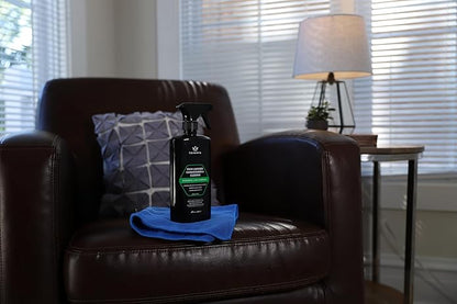 TriNova Faux Leather Cleaner & Conditioner - Keep Seats, Jackets, Handbags, Couches, Shoes, Boots & More Looking New- 18fl oz