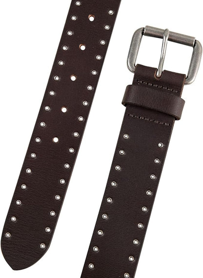 Lucky Brand Men's Jeans Leather Belt| Classic| Casual| Dress| Everyday| American Heritage| Genuine Leather| Metal Buckle