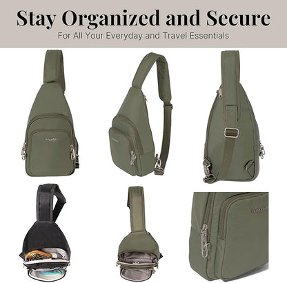 Baggallini womens Securtex Anti-theft Daytripper Sling