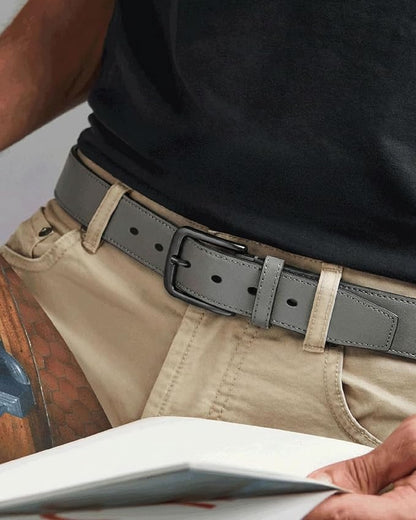 CHAOREN Mens Belts Leather - 35mm Genuine Leather Belt for Jeans - Men Gift for Casual Dress