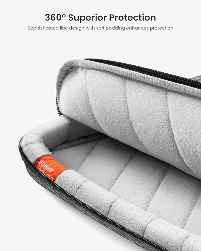 tomtoc 360 Protective Laptop Shoulder Bag for 16-inch MacBook Pro M5/M4/M3/M2/M1 Pro/Max 2026-2019, Water-resistant Sleeve for Dell XPS 15 Surface Book 3 The New Razer Blade 16