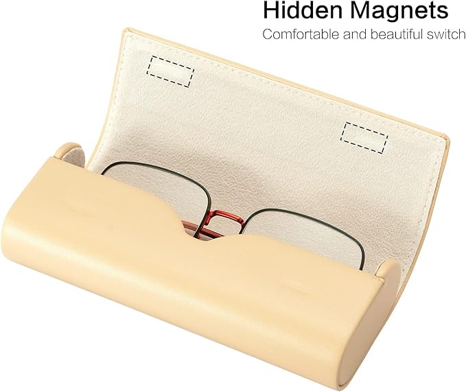 Vemiss Hard Shell Eyeglass Cases, Lightweight Portable Glasses Case for Women Men
