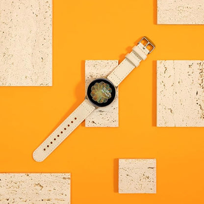 Archer Watch Straps - Canvas Quick Release Watch Bands (Alabaster, 20mm)