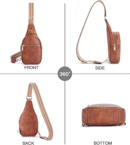 Telena Crossbody Bags for Women Leather Cross Body Sling Bag for Woman Travel