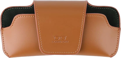 Car Sunglasses Holder for Car Visor Vegan Leather Auto Eyeglass Case with Clip Automotive Interior Visor Accessories