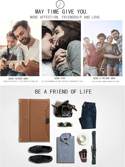 Passport Holder for Travel Essentials, RFID Blocking PU Leather Passport Wallet Cover Card holder Case Passport Book Holders for Women and Men, Brown
