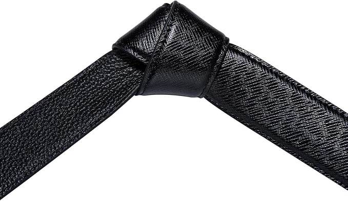 Dubulle Designer Mens Belts, Sliding Automatic Buckle Ratchet Dress Belt TOP Genuine Leather Strap Gifts