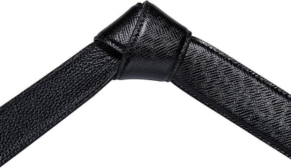 Dubulle Designer Mens Belts, Sliding Automatic Buckle Ratchet Dress Belt TOP Genuine Leather Strap Gifts