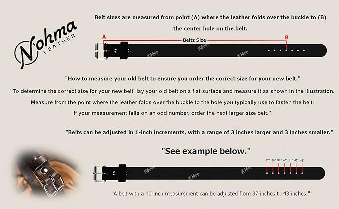 Men's Leather Belt, Made in USA, Full-Grain Leather, Casual Everyday Wear Belts, Amish Handmade 1.5" Width