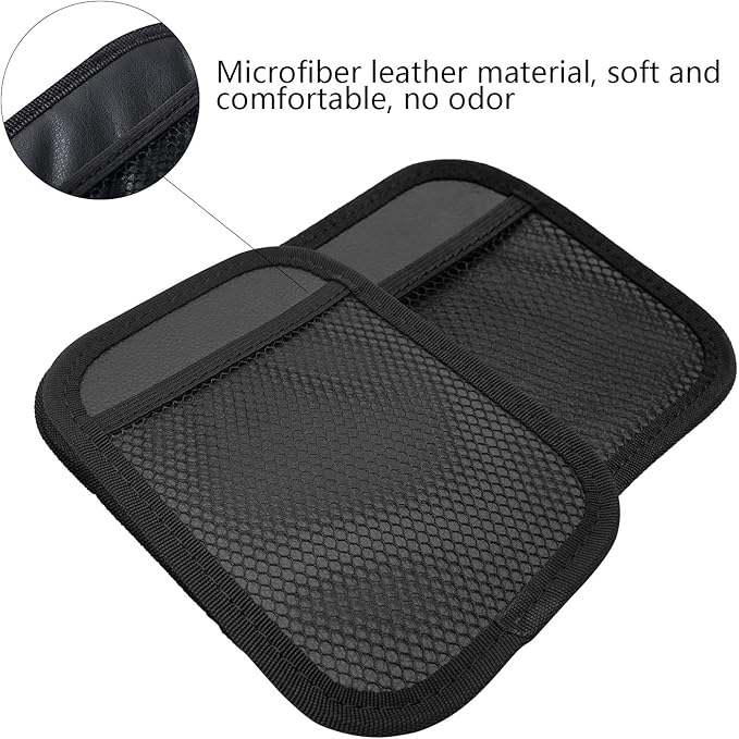 INNOLIFE Car Net Pocket Side Clutter Scattered Storage Phone Holder Strong Paste Organizer 8"x5.75"(1pcs L+1 pcs S)