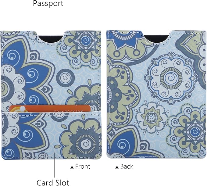 XEYOU Passport Holder Cover - Ultra Slim Premium Vegan Leather Travel Wallet Case Cover