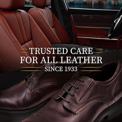 Leather Conditioner by Lexol, Use on Furniture, Car Interiors, Shoes, Handbags, Accessories, 33.8 Fl Oz Each