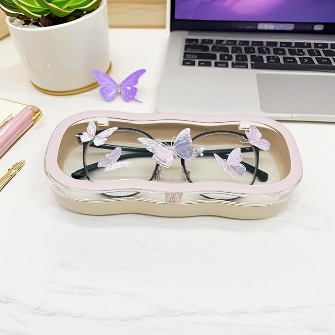 Glasses Case Hard Shell, Cute Sunglasses Case, Glass Cases for Eyeglasses Women, Reading Eye Glass Cases