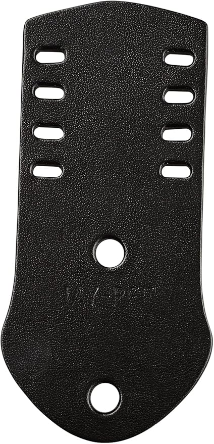 Jay-Pee Police Citation Bar and Badge Holder Four Bars Genuine Leather Black