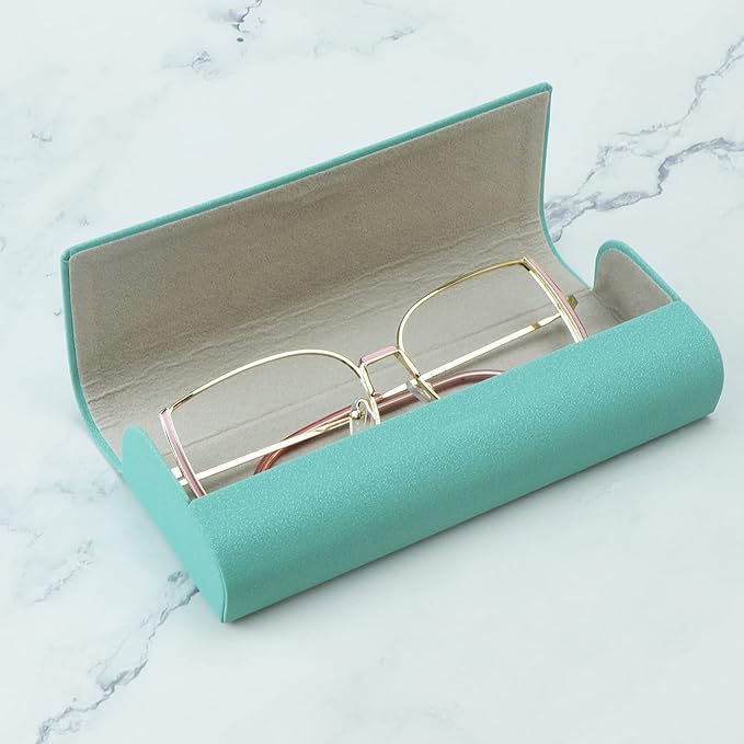 VisionGlobal Hard Shell Eyeglass Case for Eyeglasses and Sunglasses for Men/Women and Kids