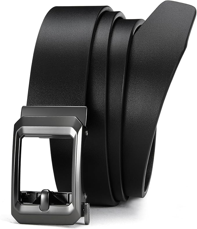 CHAOREN Ratchet Belts for Men - 1.5" Mens Belt Genuine Leather for Causual Jeans - Customizable Style, Versatile Fit