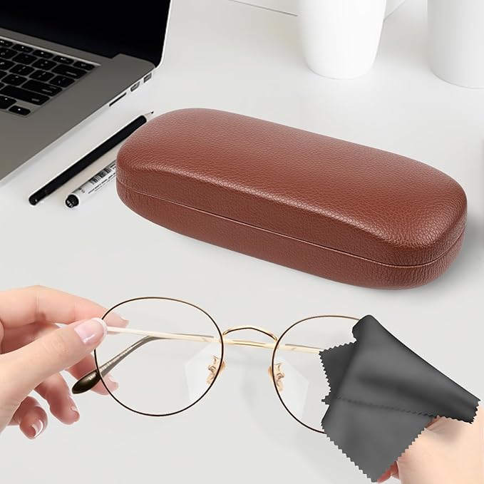 molshine Hard Shell Sunglasses Case, Classic Large Glasses Case for Women Men, Sunglass Eyeglasses