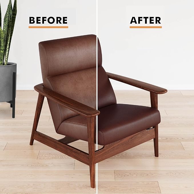 FORTIVO Leather Recoloring Balm, Color Restorer, Scratch Remover, Couch Paint and Repair, Leather Balm for Couches