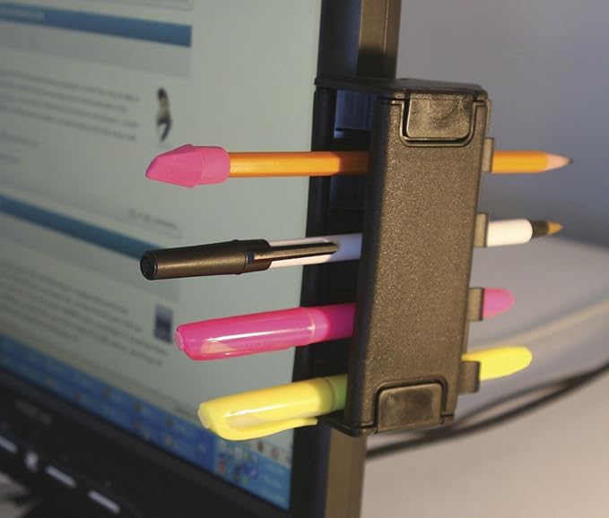 Easy To Use Products Pen Grip, Pencil Holder in Black (1 Pack)