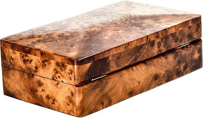 Hand Carved Wooden Multipurpose Keepsake Jewelry Decorative Art Box Storage Organizer XX-Large Thuya Antique