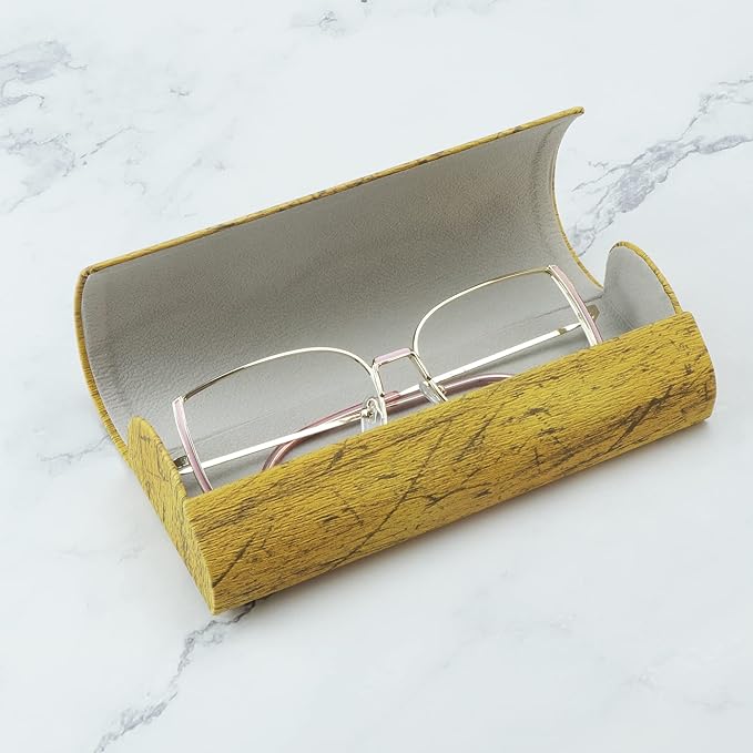VisionGlobal Hard Shell Eyeglass Case for Eyeglasses and Sunglasses for Men/Women and Kids