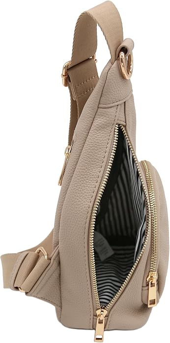 FashionPuzzle Compact Triangle Sling Bag | Compact