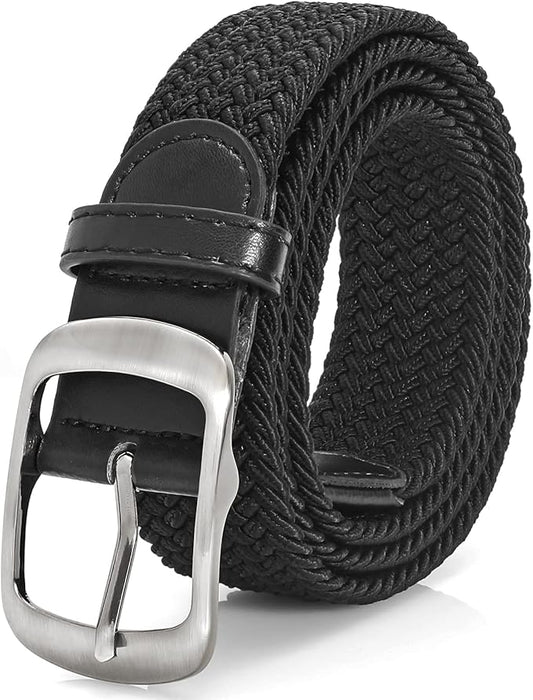 XZQTIVE Braided Belt Stretch Belt for Men and Women Multicolored Woven Golf Belt Elastic Jean Belts