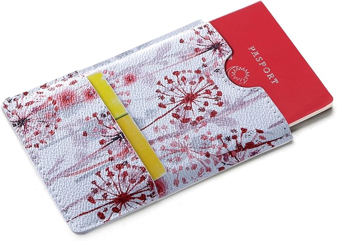 XEYOU Passport Holder Cover - Ultra Slim Premium Vegan Leather Travel Wallet Case Cover