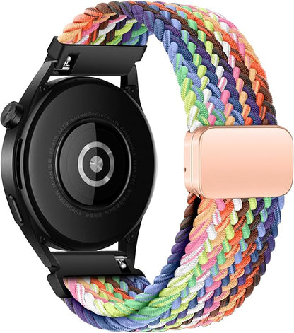 Mazoft Braided Sport Band Compatible with Samsung Galaxy Watch Band 7/FE/6/5/4/3 & Watch 5 Pro & 6/4 Classic &Gear S3/S2, 20mm & 22mm watch band for Samsung Watch 47mm 46mm 45mm 44mm 40mm 43/42/41mm
