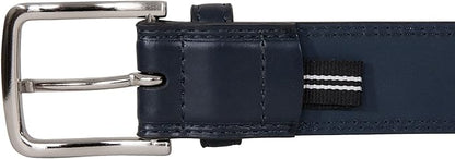 Nautica Men's Dress Leather Belt for Suits and Pants | Classic | Business | Fashion | Adjustable | Metal Buckle