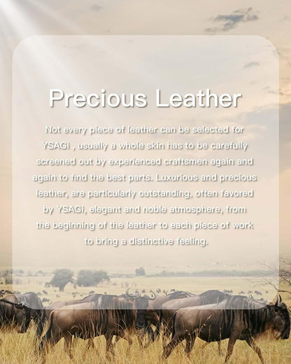 YSAGi Genuine Leather Desk Mat, 31.5"x15.8" Leather Desk Mat, Office Desk Pad, Thick Desk Pad with Stitched Line, Non-Slip Laptop Writing Pad with Rubber Base(Black, 31.5"x15.8")