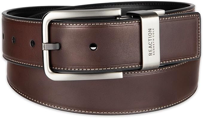 Kenneth Cole REACTION Men's 2-in-1 Reversible Dress Belt