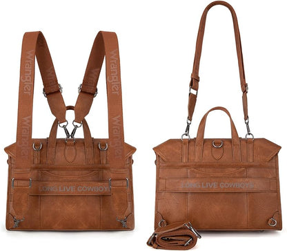 Wrangler Laptop Bag for Women Messenger Bag Briefcase Computer Backpack Convertible Satchel Bag