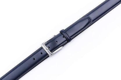 MILORDE Men's Genuine Leather Dress Belt, Handmade, 100% Cow Leather, Fashion & Classic Designs for Work Business and Casual