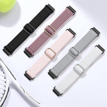 GEAK 18mm Watch Band Compatible with Garmin Venu 4 41mm Watch Band/Venu 2S 3S Watch Band, Quick Release Soft Nylon Breathable Sport Strap for Vivoactive 4S Watch Band/Forerunner 265s/255s Men Women
