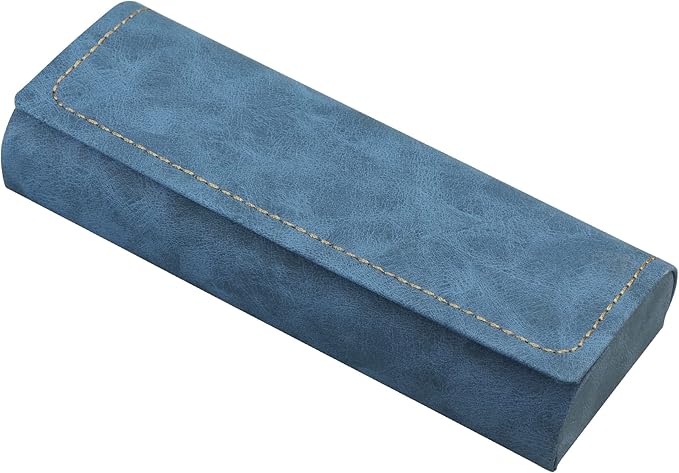 LifeArt Eyeglass Case Hard Shell, Portable Sunglass Case for Women and Men, fashionable PU Leather Eyeglass Case, Lightweight