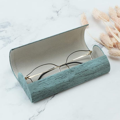 LifeArt Eyeglass Case Hard Shell, Portable Sunglass Case for Women and Men, fashionable PU Leather Eyeglass Case, Lightweight