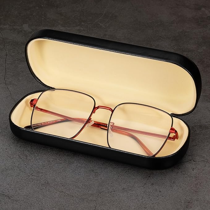 Vemiss Hard Shell Eyeglass Cases, Lightweight Portable Glasses Case for Women Men