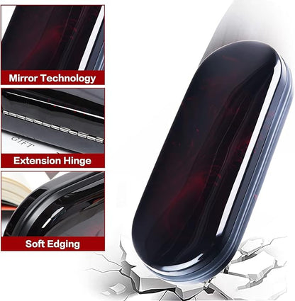Vemiss Hard Shell Eyeglass Cases, Lightweight Portable Glasses Case for Women Men