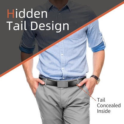 Zitahli Ratchet Belts for Men,Adjustable for Gift mens belt Leather For Dress and Casual Trim to Fit,Men's Accessories