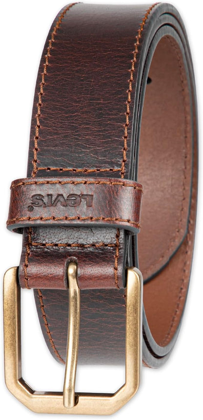 Levi’s Men’s Casual Leather Belt, Classic Strap for Jeans & Everyday Wear