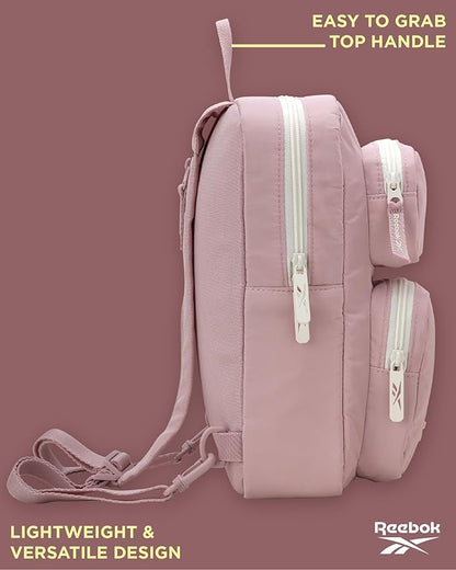 Reebok Unisex Crossbody Sling Bags – Compact Convertible Strap Cross Body Bag Travel Sling Bag - Gym & Travel Essential, Mikayla Ashen Lilac