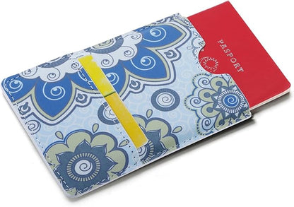 XEYOU Passport Holder Cover - Ultra Slim Premium Vegan Leather Travel Wallet Case Cover