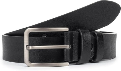 INOGIH Men's Dress Belt - Genuine Leather - Pin-Buckle - Classic Waist Belt for Daily Life
