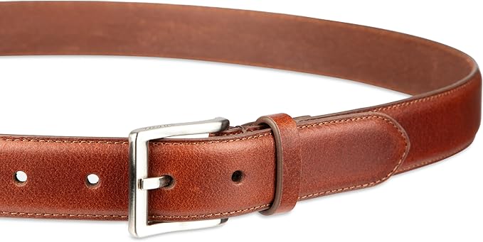 Tommy Hilfiger Men’s Semi‑Dress Leather Belt, Versatile Everyday Style (Regular & Big and Tall Sizes)