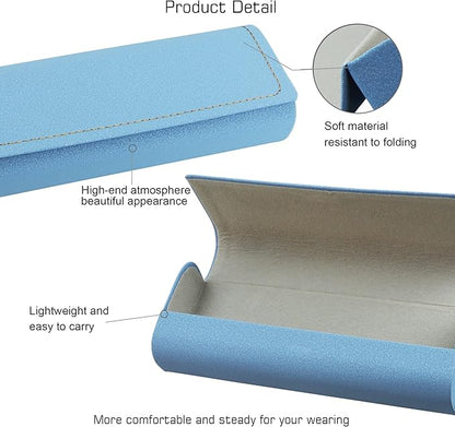 VisionGlobal Hard Shell Eyeglass Case for Eyeglasses and Sunglasses for Men/Women and Kids