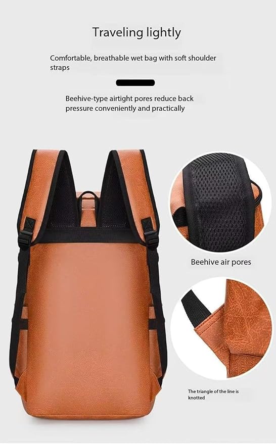 Travel Backpack For Business,Portable Travel Backpack,Lightweight Large Compartment Backpack, School Weekend Day Bag (Black,Large)