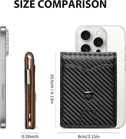 Money Clip Wallet for Men Slim Bifold Credit Card Holder Wallet Minimalist RFID Blocking Front Pocket Wallet
