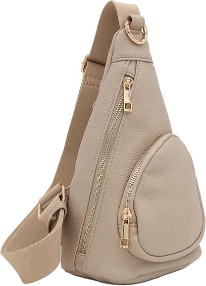 FashionPuzzle Compact Triangle Sling Bag | Compact
